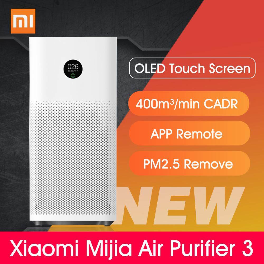  ปทุมธานี Xiaomi Mijia เครื่องกรองอากาศ 3 หน้าจอสัมผัส OLED PM2.5 ฟอร์มาลดีไฮด์ทำความสะอาดฆ่าเชื้อโทรศัพท์ APP ควบคุมสมาร์ท