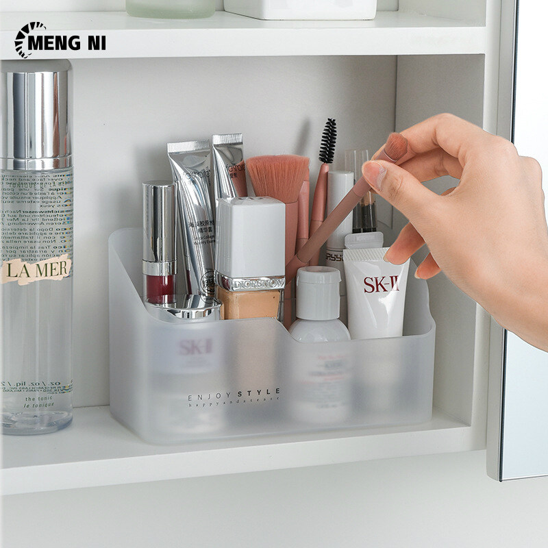 Hangdian tủ gương mới hộp đựng mini tách biệt hộp đựng mỹ phẩm son môi để bàn giá đựng