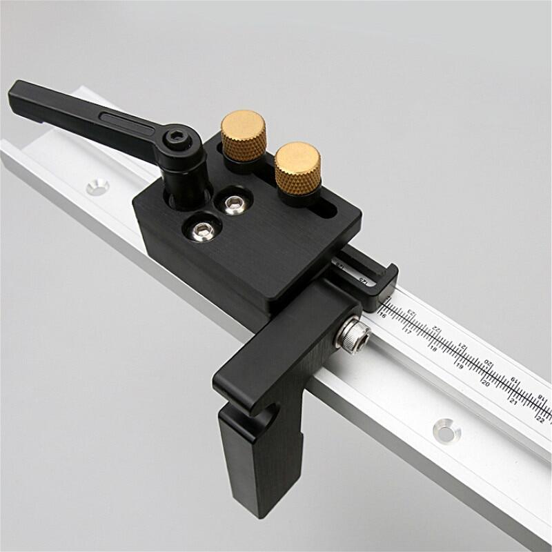 Miter Track Stop Track Limit For T-Slot T-Tracks Stop Chute Limiter Locator Woodworking DIY Manual Tools