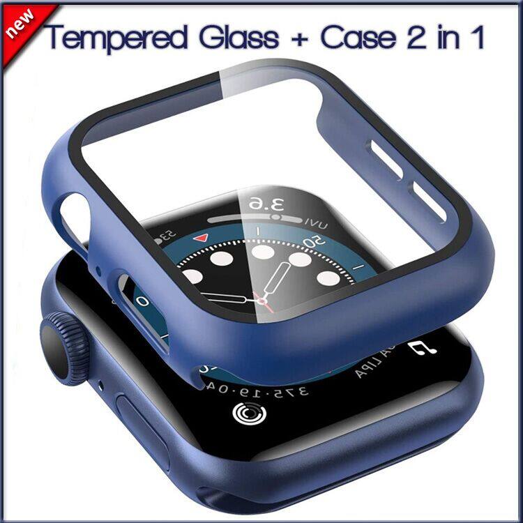 Apple Watch Case with Tempered Glass Screen Protector