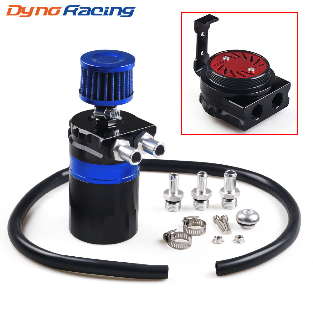 Bình Chứa Dầu Bằng Nhôm Màu Xanh Dương Cho Xe Hơi Bình Chứa Vách Ngăn Hồ Chứa Với Bộ Lọc, Phổ Kit