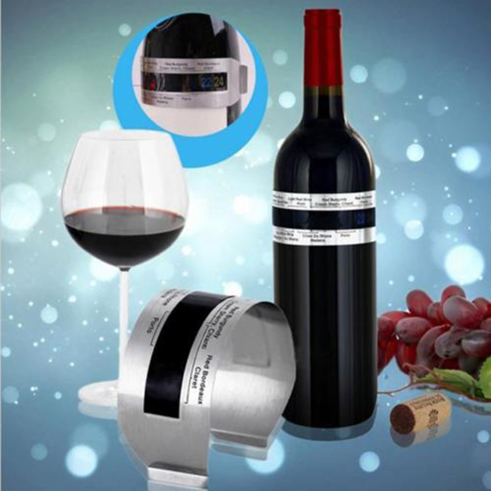Kỹ thuật số kiểu dáng đẹp thiết kế mới bình không gỉ bằng thép không gỉ di động kiểm tra nhiệt độ cho nếm bên nhà Sommelier của người đam mê'