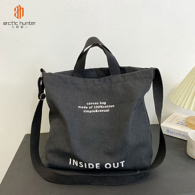 ARCTIC HUNTER túi đeo chéo cho nữ túi đeo nữ chéo Túi đeo vai nữ Túi Đeo Chéo Nam Nữ Túi Tote Vải Bố Phong Cách Mặt Trời Túi Sinh Viên Sức Chứa Lớn Túi Tote Túi Đeo Một Bên Vai