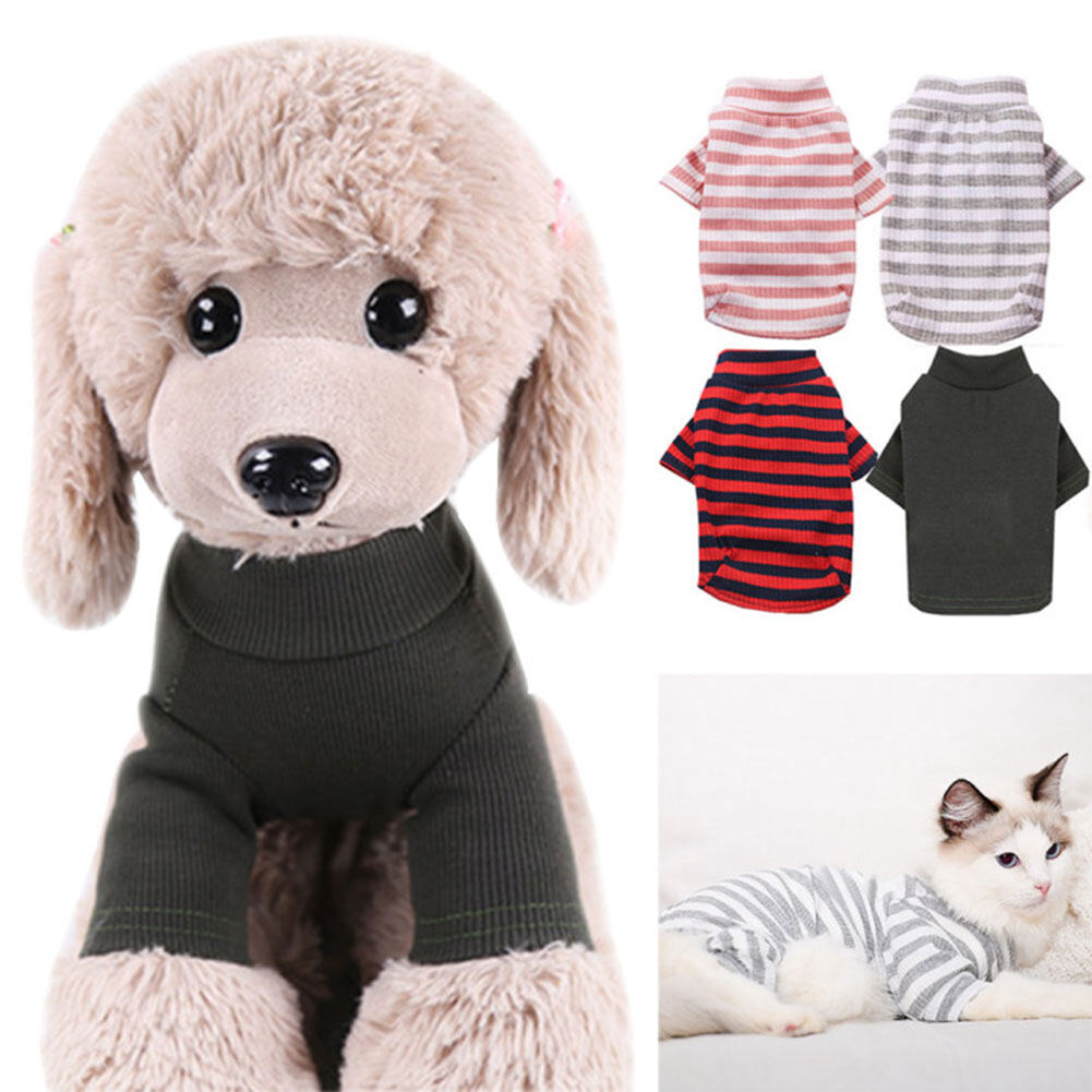 Mùa Hè quần áo thú cưng mèo chó Mùa Xuân Cotton T-Shirt nhỏ mềm quần áo thú cưng Cho Nhỏ mèo con chó con Vừa