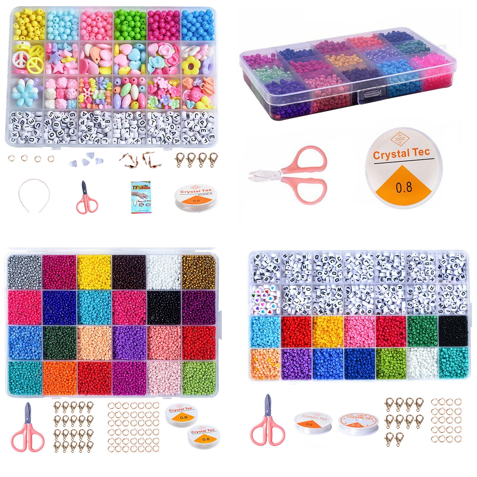 【Fire New】 Kit Making Bracelets Beads
