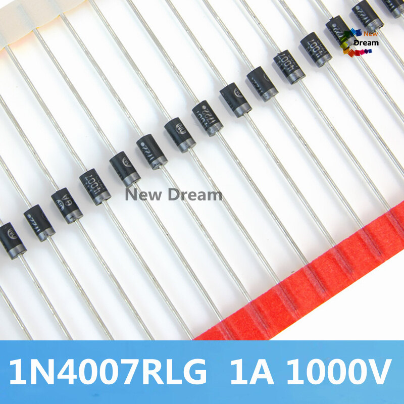 100 cái mới chính hãng 50 cái diode chỉnh lưu 1n4007 smd in4007 do-41 1a 1000v 1n4007rlg
