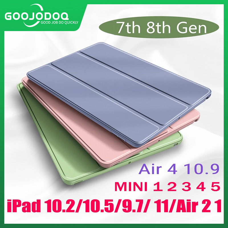 Goojodoq iPad Mini 6 2021 Trường Hợp Bìa Cho iPad Không Khí 4 vỏ Ốp ipad 7 8 9 Thế Hệ 10.2 iPad 2 3 4 Không Khí 3 10.5 Mini 1 2 3 4 5 Trường Hợp