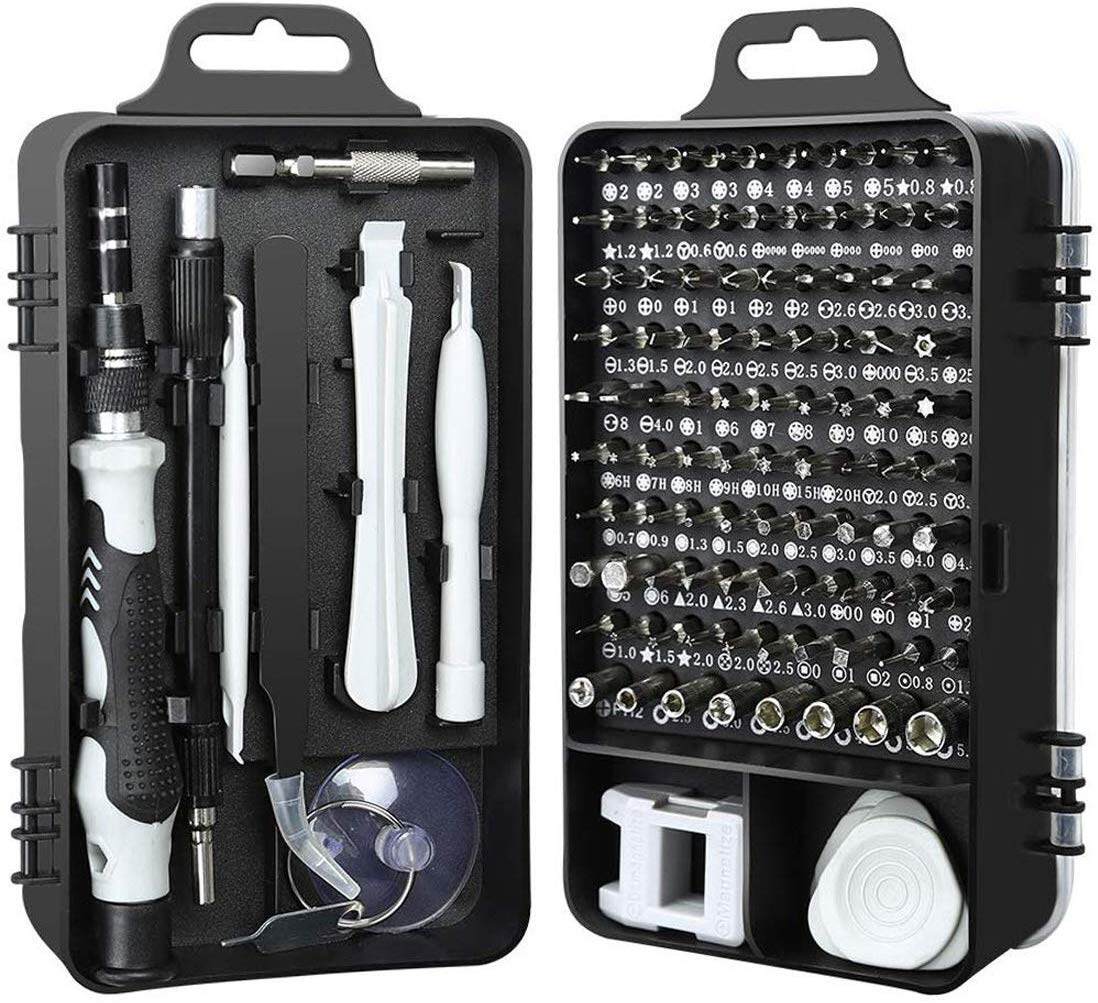 KIPRUN Screwdriver Set115 in 1 Computer Repair Kit Electronic Tool kit Mini Precision Screwdriver Set with Case for PhoneLaptopJewelers