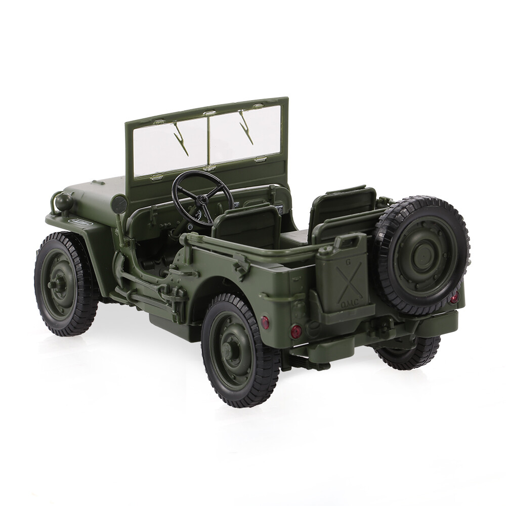 Mô hình xe chiến thuật quân sự 1/18 quân sự jeep đồ chơi trang trí và quà tặng cho trẻ em