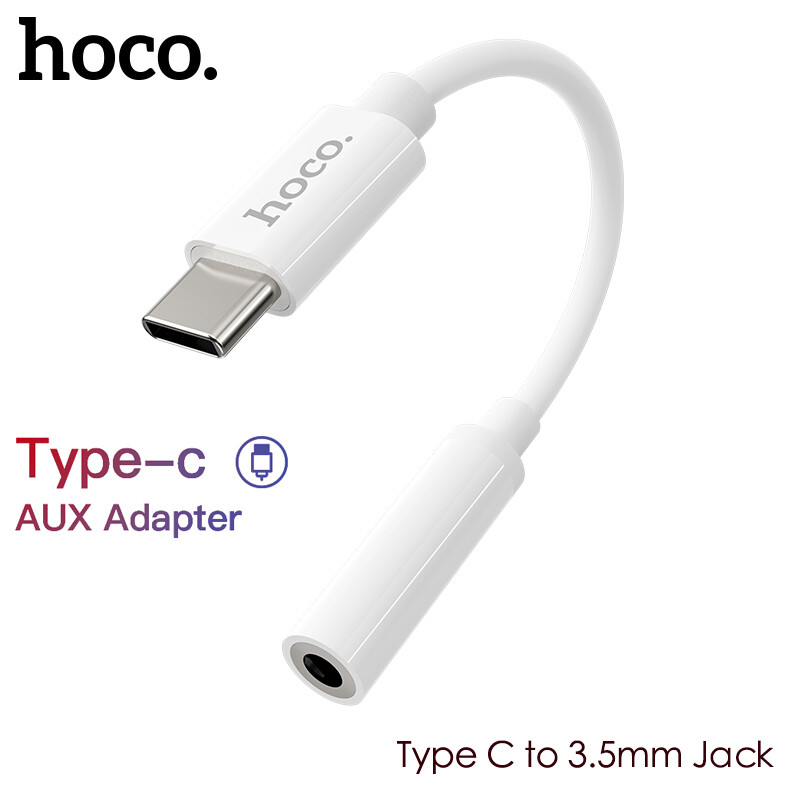 HOCO LS30 Loại C 3.5 Jack Tai Nghe USB C Đến 3.5 Mét AUX Tai Nghe Adapter Bộ Chuyển Đổi Tín Hiệu Âm Thanh Cho Huawei Mate 20 Xiaomi OnePlus Oppo Vivo