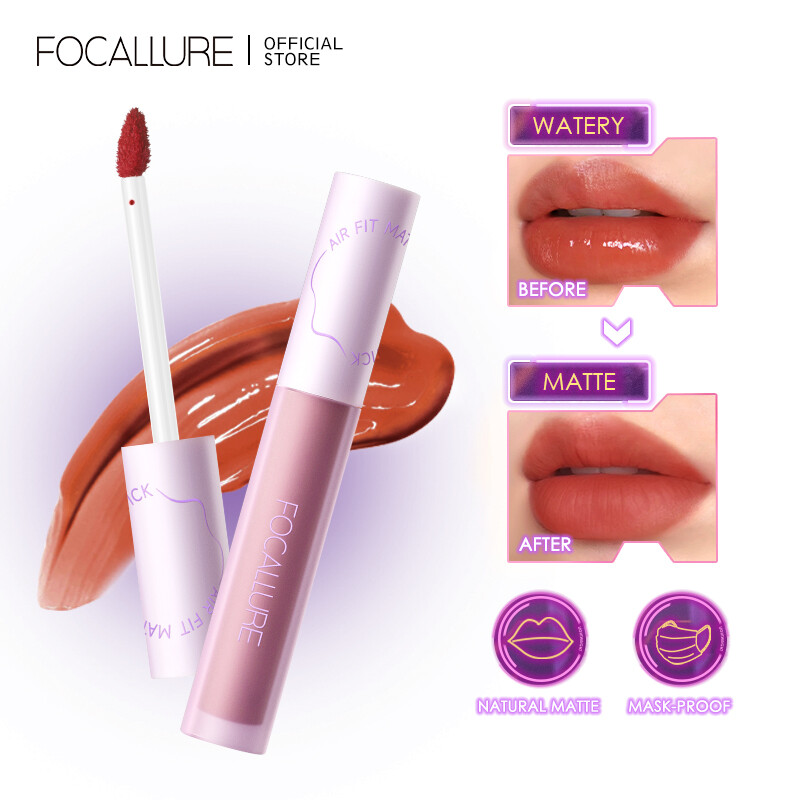 Son lì focallure switchmode airy matte lip tint chống trôi lâu trôi