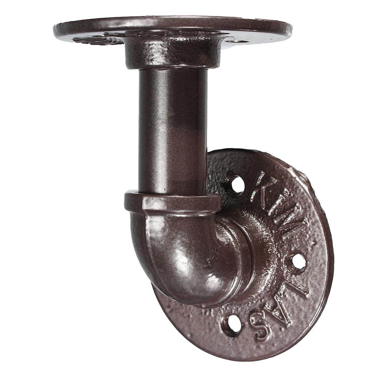 Shop Generic 1/2'' Industrial Pipe L Wall Mount Shelf Brackets Holder