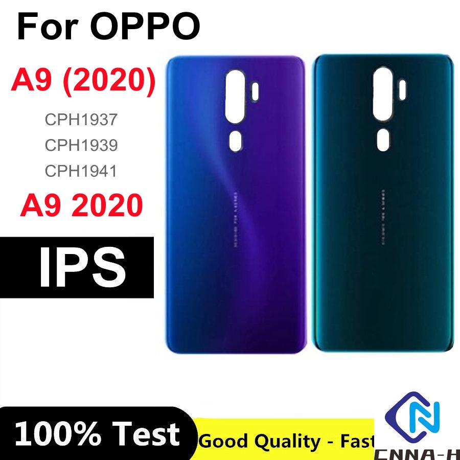 6.5 "cho oppo a9 2020 nắp pin cửa vỏ ngoài các bộ phận cho oppo a9 2020 trở lại nắp pin cph1937 cph1939 cph1941
