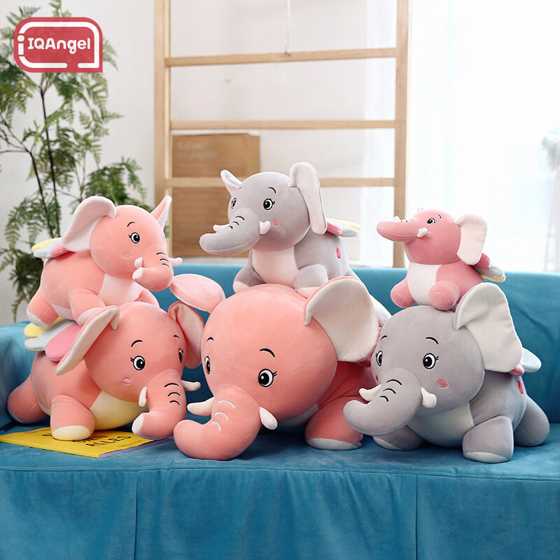 IQANGEL New Dumbo plush toy elephant throw pillow children s ragdoll doll