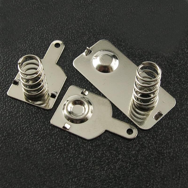 5 Phụ Kiện Hộp Cuộn Lò Xo Bộ Tiếp Xúc Dương Và Âm Chip Kim Loại Dày 3 Bộ