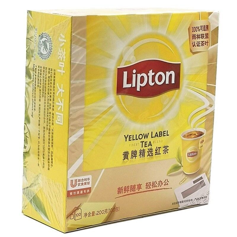Lipton tea bag 25 packets 25x2g black tea green tea jasmine tea oolong tea