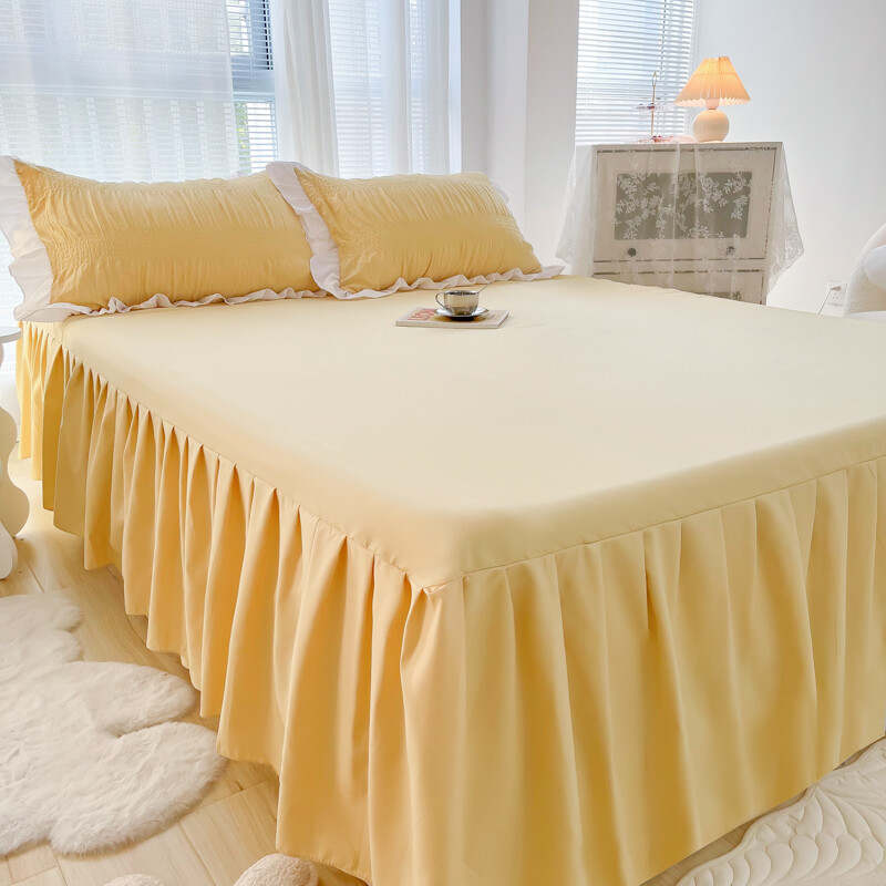 Váy Giường Xếp Nếp Công Chúa Ga Trải Giường Gia Đình Ga Trải Giường Ga Trải Giường Chống Trượt Ga Trải Giường Cỡ King Queen
