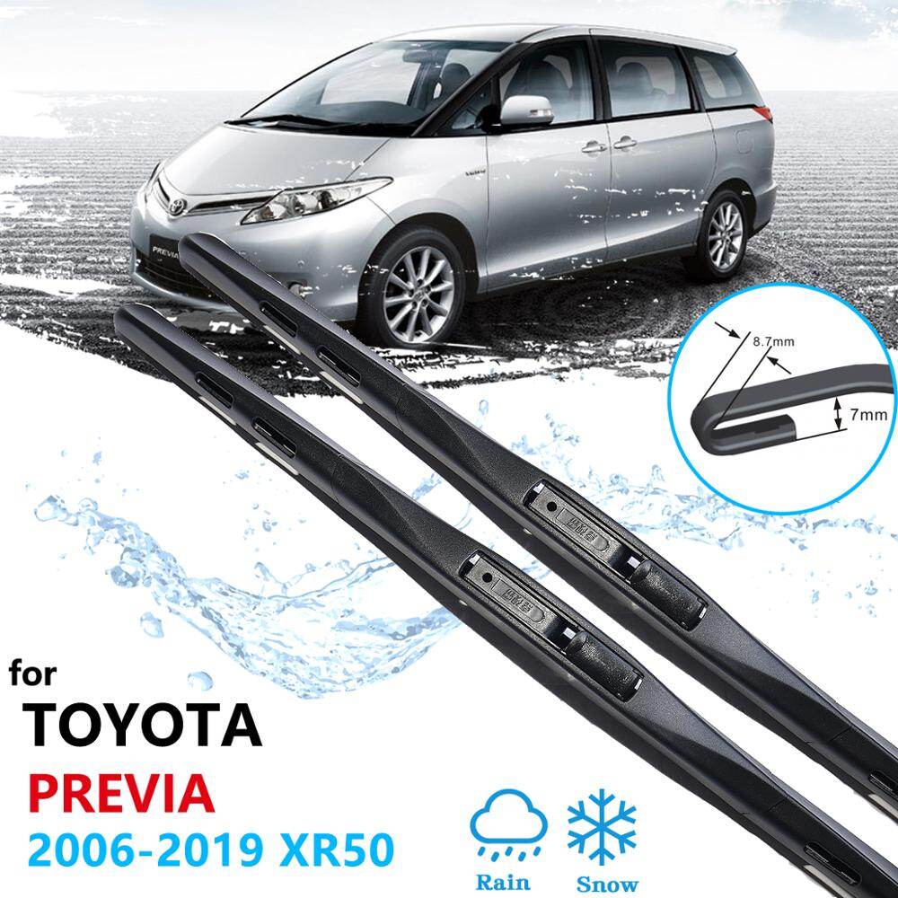 Lưỡi gạt nước xe ô tô cho TOYOTA previa 50 2006 ~ 2019 XR50 Estima Tarago kính chắn gió kính chắn gió Cần Gạt Nước xe essories 2007 2008 2018
