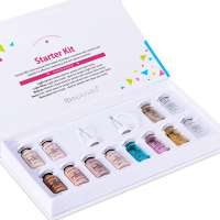 Booster Ampoule Starter Kit Stem Cell Serum Glow Brightening EGF Peptide Gold Serum Salmon DNA Skin Care Treatment BB Cream Kit