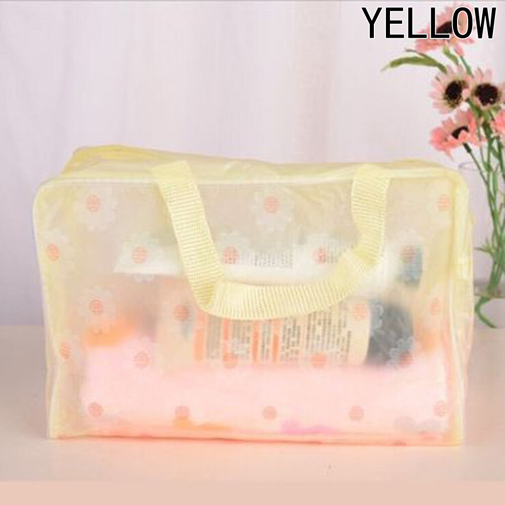 1 không thấm nước pvc vệ sinh túi lưu trữ mỹ phẩm túi lưu trữ trong suốt du lịch lưu trữ hộp rửa tắm trang điểm túi