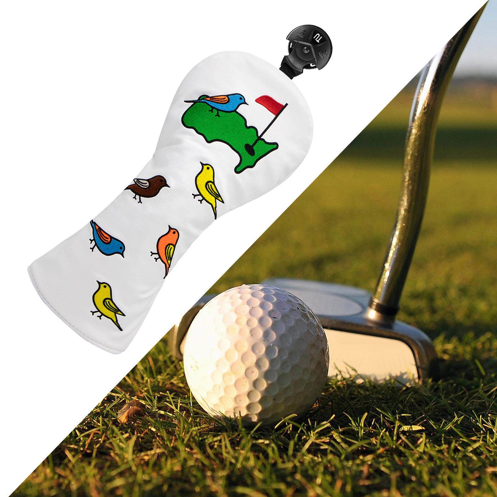 Moon ROCKET Durable Golf Wood Headcover with No. Tag Waterproof Case