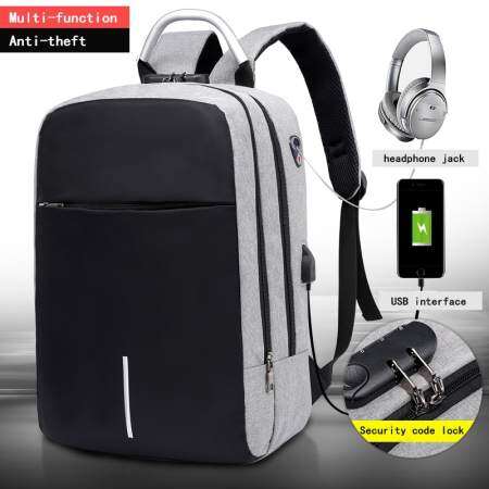 Waterproof USB Charging Laptop Backpack for Men by Brand X