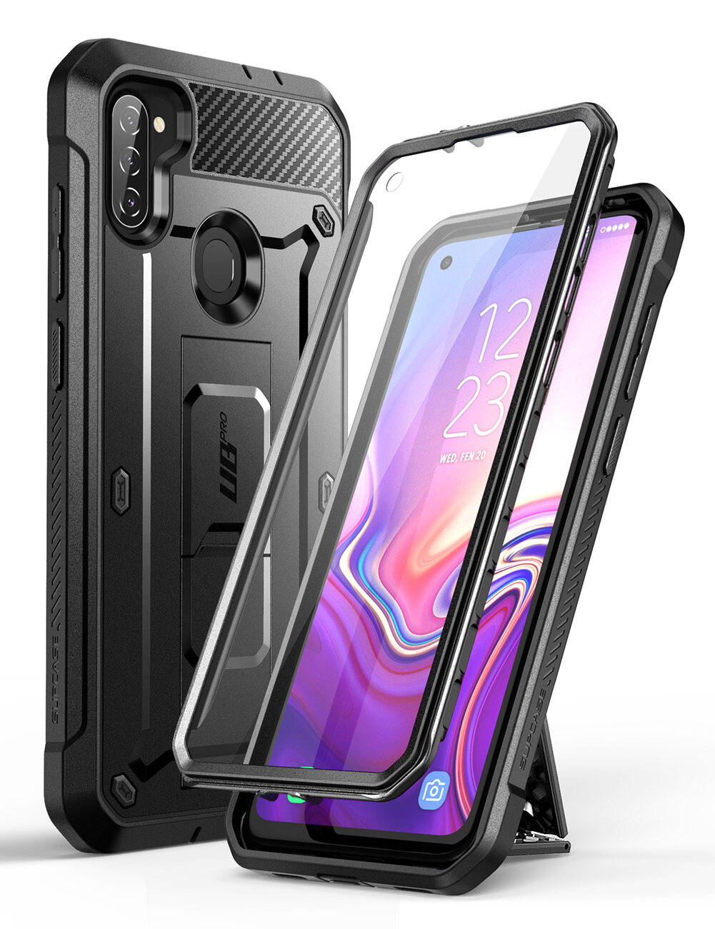 SUPCASE UB Pro Cho Ốp Lưng Samsung Galaxy A11 (Bản Phát Hành 2020) Vỏ Bọc Chắc Chắn Và Chân Đế Toàn Thân Hai Lớp Với Miếng Bảo Vệ Màn Hình Tích Hợp