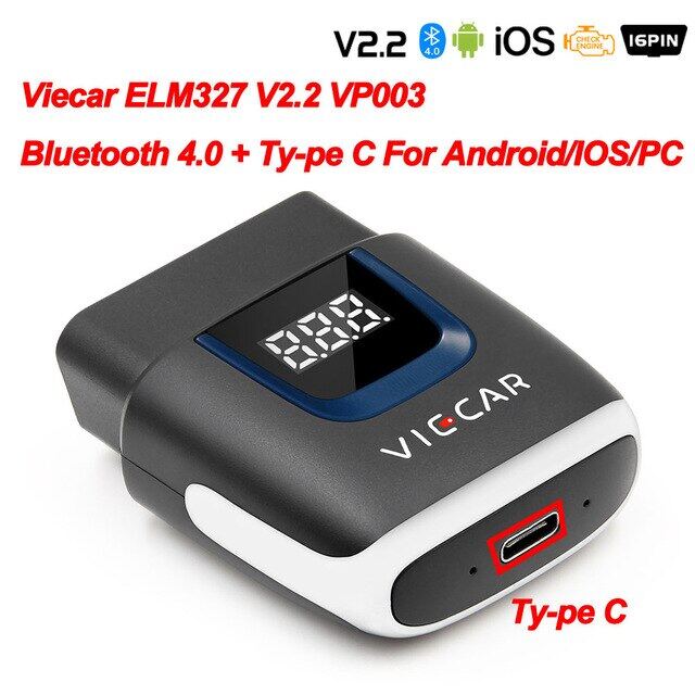 ELM327 V1.5 PIC18F25K80บลูทูธ4.0 ELM 327 V 1 5 OBD2อัตโนมัติเครื่องมือสำหรับ Android/IOS OBD 2 OBD2วินิจฉัยรถ