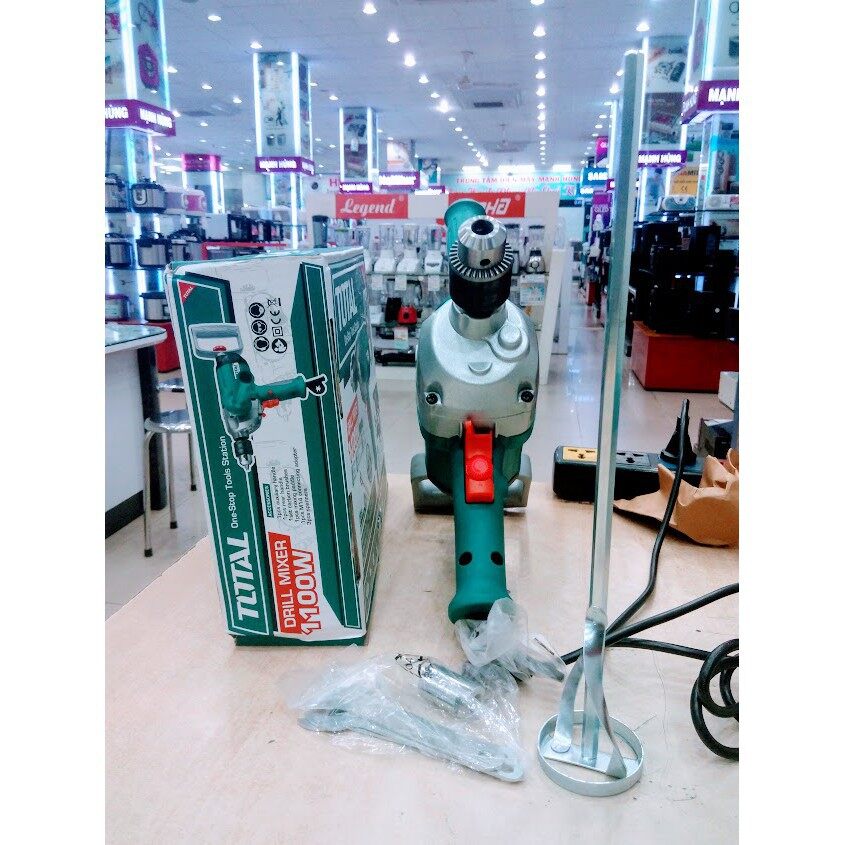 Máy trộn sơn total td61101e |máy quậy sơn total 1100w total