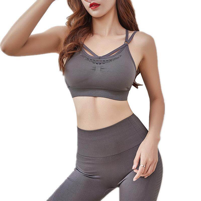 ลดราคา Energy Seamless Yoga Set Women Fitness Clothing Sportswear Woman High Waist Gym Leggings Push Up Sports Bra 2 Pcs Sports Suits Senam Aerobic Zumba Pilates ราคา 640 บาท ในเวลานี้