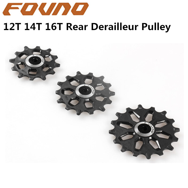 FOVNO Ròng Rọc Derailleur Phía Sau Bộ 12T 14T 16T Bánh Xe Dẫn Hướng Răng Rộng Và Hẹp, Hỗ Trợ Tốc Độ 7-12 Dành Cho Xe Đạp Leo Núi Shimano Sram