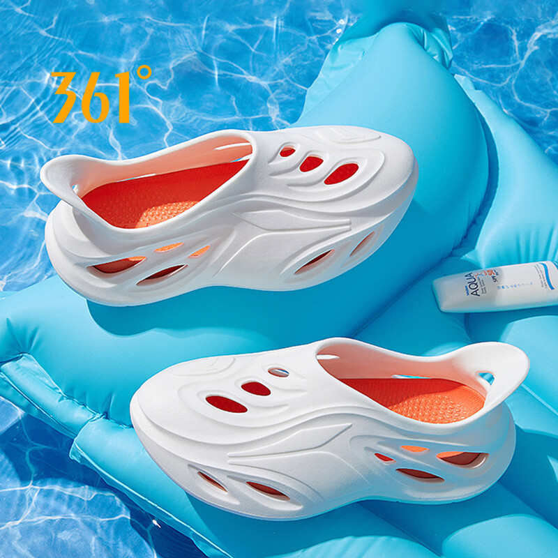 361 Degrees Whale Men's Slippers Non-Slip Sandals Beach Shoes Sandals Outer  Wear Summer Shoes 672226722 | Lazada Singapore
