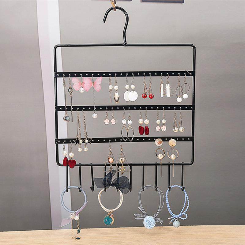 Negro / blanco 2 colores 72 Hoyos 10 ganchos colgados de la pared del