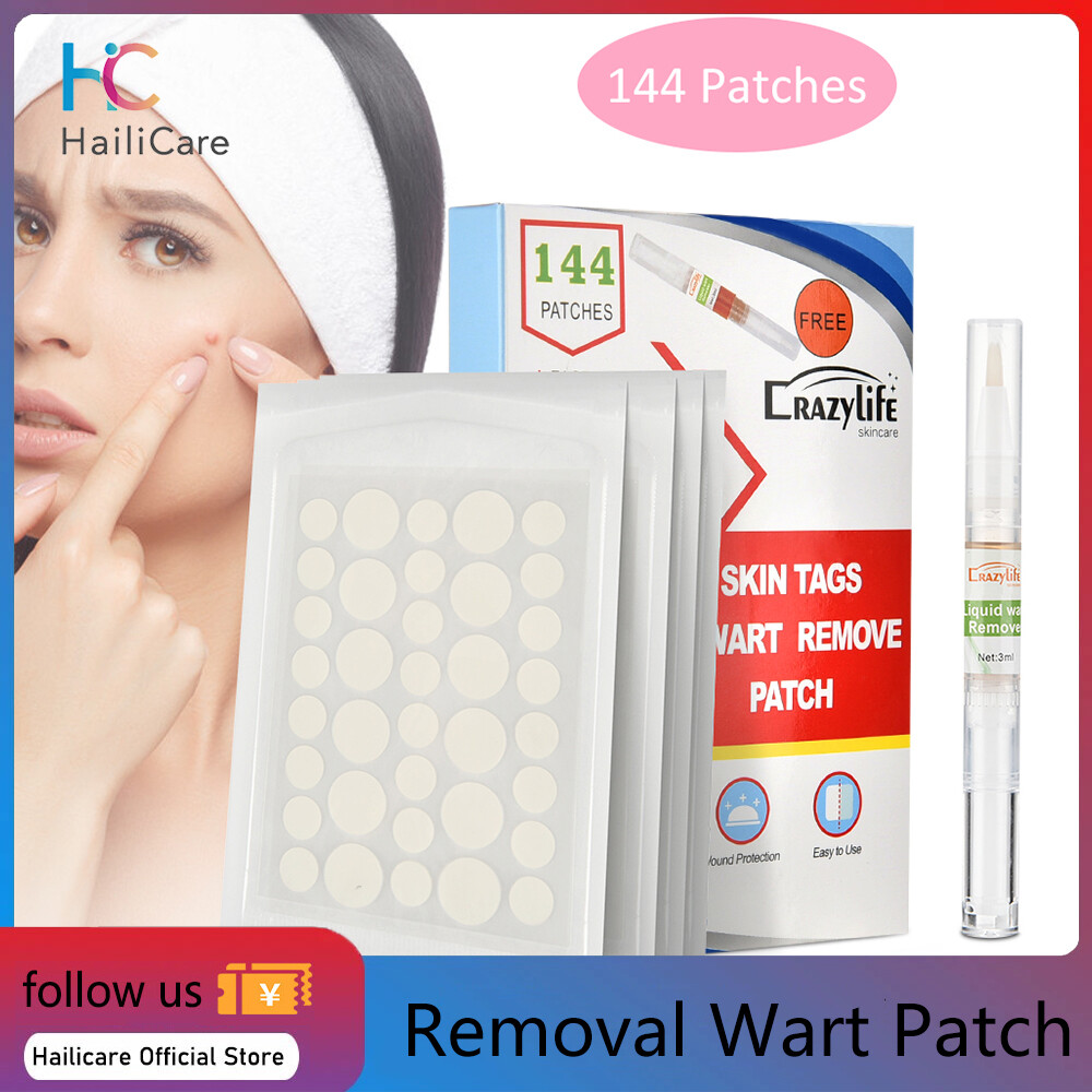【Khuyến mãi thanh toán】hailicare 144 Miếng dán da mụn cóc Miếng dán loại bỏ mụn trứng cá dụng cụ xóa vết thâm che thấm mụn chống nhiễm trùng chăm sóc điều trị da hydrocolloid vô hình