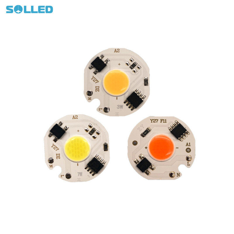 Solled đèn chip led cob solled 220v 3w/5w/7w/10w đèn rọi nhà bếp đèn pha tự làm