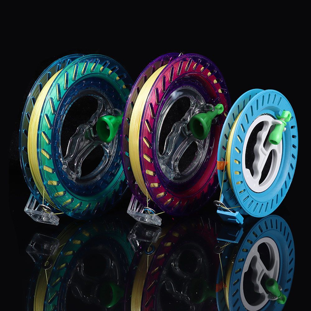 9QSS Chất Lượng cao Đồ Chơi trẻ em Công Cụ bay Vui Vẻ ngoài trời Quanh co Reel Twisted Chuỗi Dòng Dòng diều CuộN Grip Bánh Xe Diều