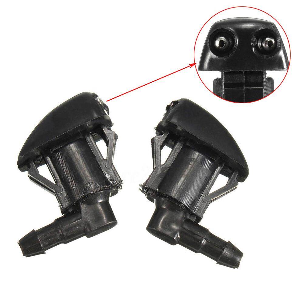 Calistouk 2Pcs ที่ล้างกระจกหน้ารถหัวฉีดน้ำ3ทางที่ปรับได้ Jet สำหรับ Toyota Corolla Camry E120 03-06อุปกรณ์เสริม ราคา 25 บาท*ส่งฟรี
