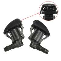 Calistouk 2Pcs ที่ล้างกระจกหน้ารถหัวฉีดน้ำ3ทางที่ปรับได้ Jet สำหรับ Toyota Corolla Camry E120 03-06อุปกรณ์เสริม