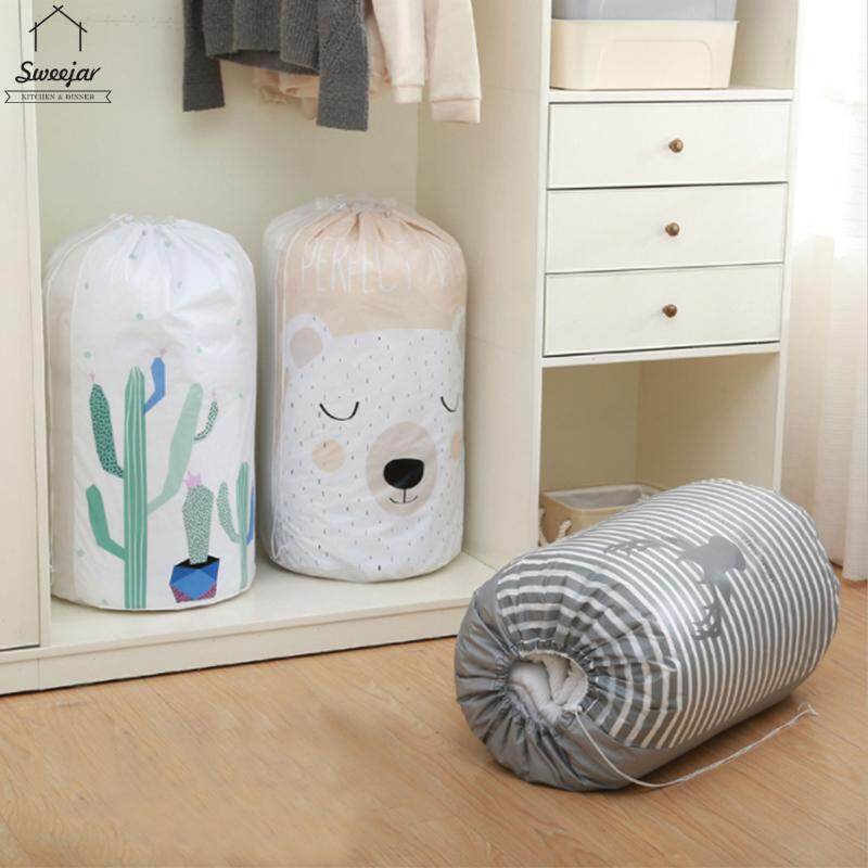 Foldable Quilt Storage Bag large Clothes Blanket Closet Sweater Organizer Wardrobe Box Pouches Wardrobe Organisers Home