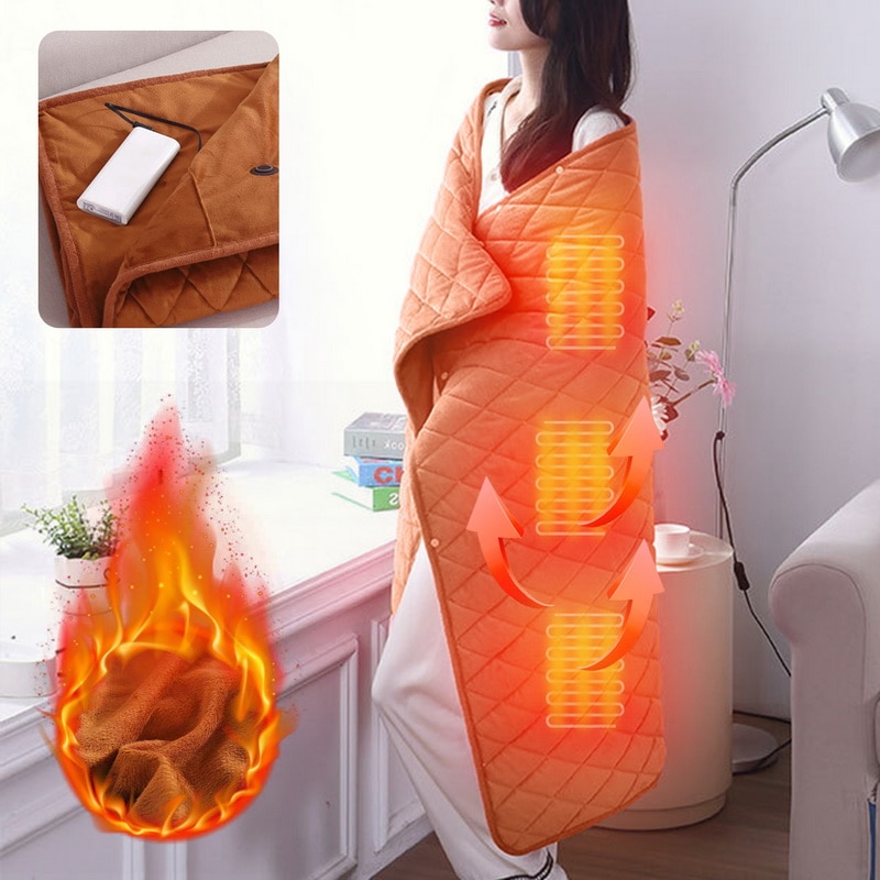 Chăn Sưởi Điện Usb Chăn Sưởi Ấm Bằng Điện Dày Hơn 5V Chăn Sưởi Ấm Bằng Điện Nệm Có Thể Giặt Được Chăn Sưởi Ấm Bằng Điện