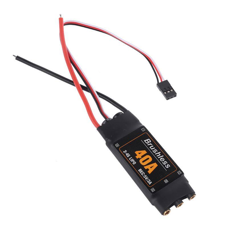 Bộ Điều Khiển Tốc Độ Động Cơ Không Chổi Than 40A 2-4S ESC Cho Máy Bay Không Người Lái RC FPV Máy Bay Máy Bay Trực Thăng RC1076 Dây Ngắn