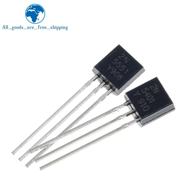 50 cái/lốc transistor dip 2n5551 2n5401 5551 5401 to-92
