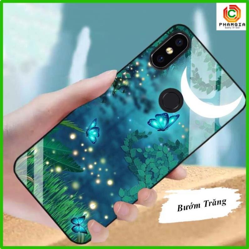 Ốp Lưng Xiaomi Redmi 7/ Redmi 7A/ Redmi Note 7/ Redmi Note 7 Pro/ mặt lưng ép kính cường lực dẻo in hình thiên nhiên