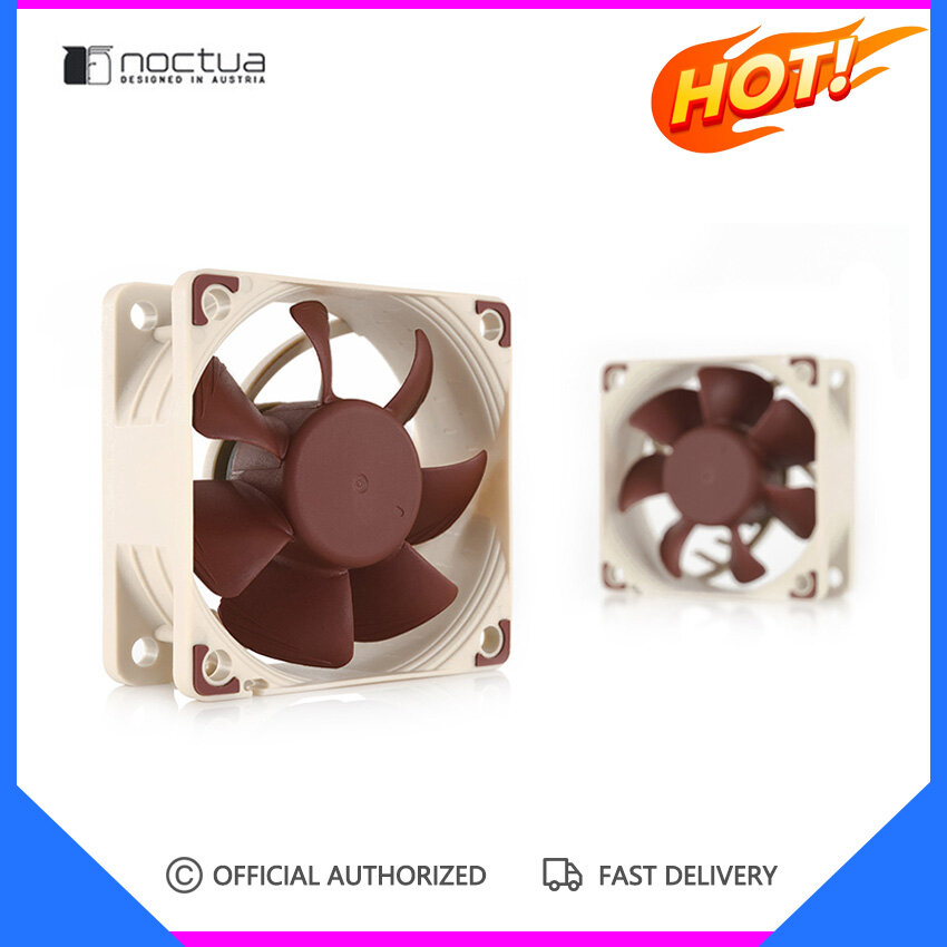 Noctua NF-A6x25 Quạt Làm Mát CPU 60X60X25Mm, Quạt Tản Nhiệt Vỏ Máy Tính Yên Tĩnh PWM 3 Chấu/4Pin