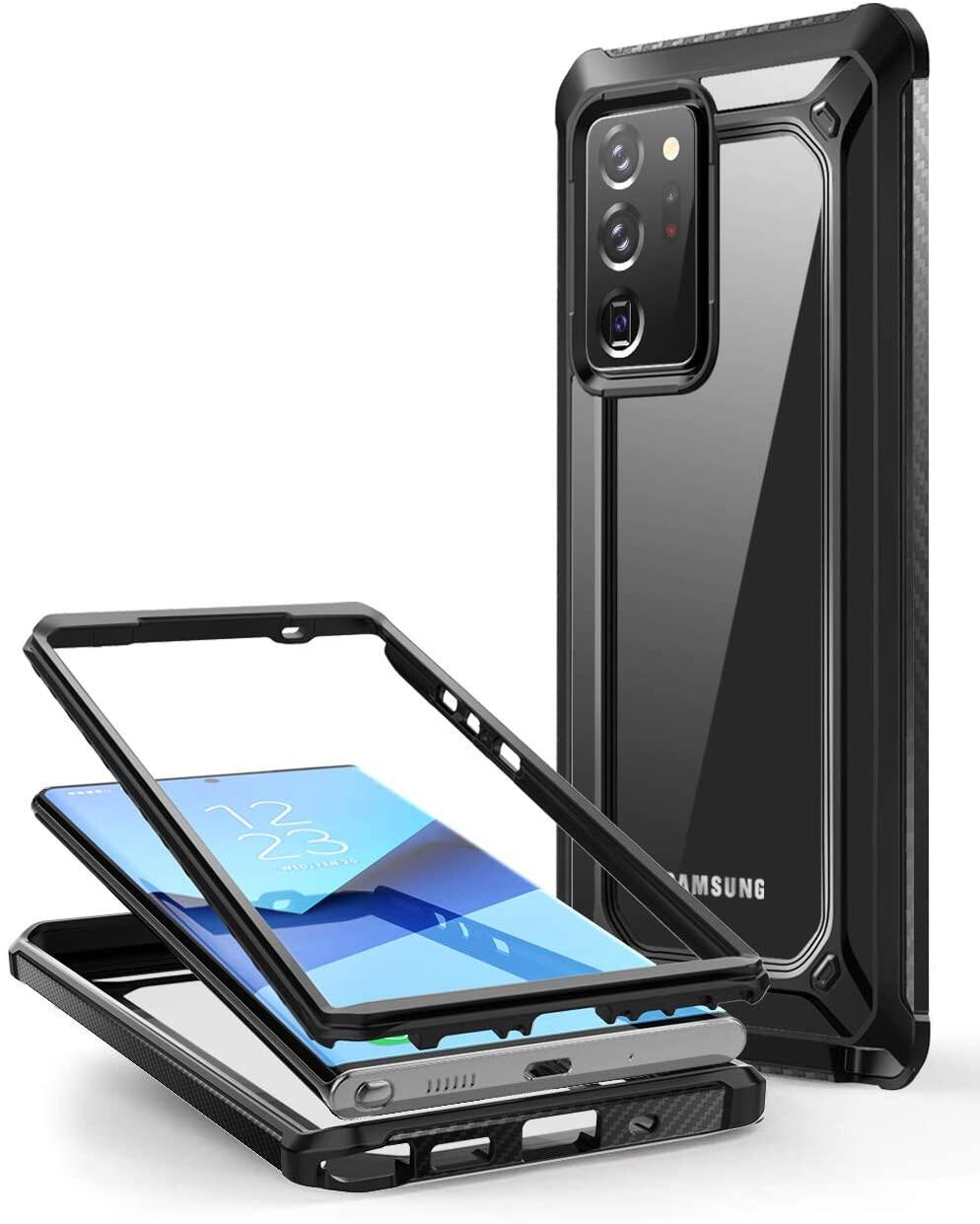 Ốp SUPCASE UB EXO Series, Ốp bảo vệ trong suốt, không có miếng dán màn hình, chất liệu lai cao cấp cho Samsung Galaxy Note 20 Ultra (2020)