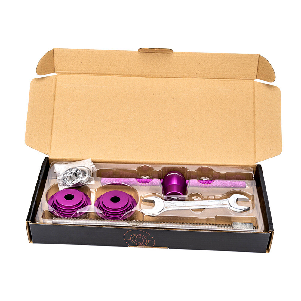 Cairbull dụng cụ tháo lắp tai nghe xe đạp phụ kiện xe đạp tháo lắp đầu ấn bb thông dụng giá đỡ phía dưới thông dụng màu sắc: tím