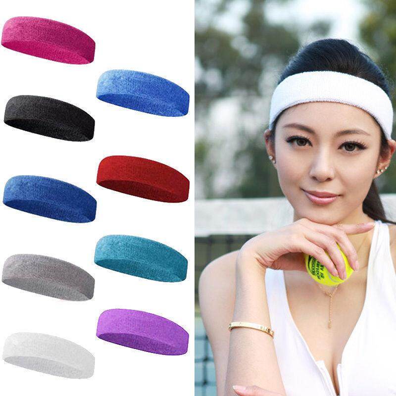 Cotton Nữ Thể Thao Nam Mồ Hôi Thấm Mồ Hôi Đầu Áo Tập Gym Co Giãn Băng Tóc