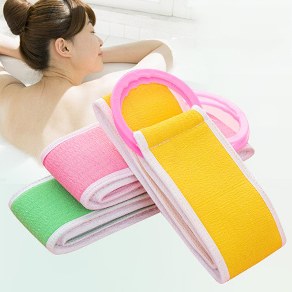 Suny [Hàng Có Sẵn] 1 Cái Đai Cọ Lưng Khăn Tắm Tẩy Tế Bào Chết Cho Phòng Tắm Khăn Chà Bọt Biển Rửa Cơ Thể Chà Bùn