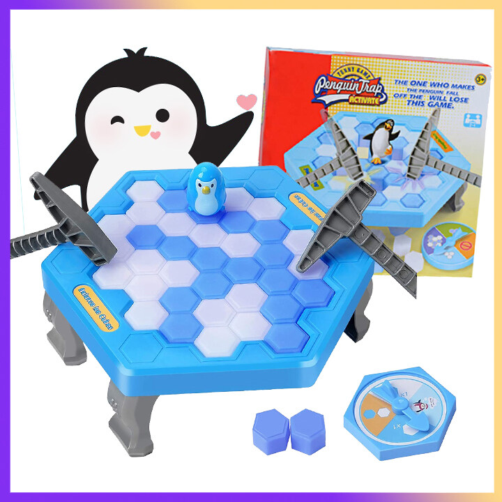 Trò Chơi Phá Băng Vui Nhộn Save Penguin | Trò Chơi Xếp Hình Trên Bàn Đồ Chơi Đập Đá | Bẫy Vui Nhộn Trò Chơi Bảng Tương Tác Cho Trẻ Em | Quà Tặng Bé Trai Và Bé Gái