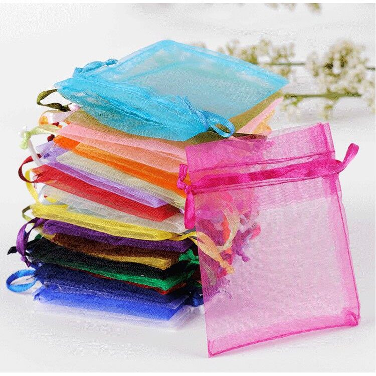 Túi vải organza lưới đựng bài Tarot Tea Leaf